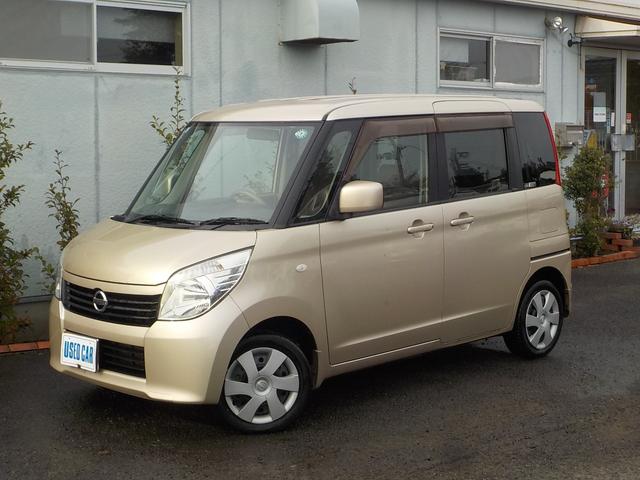 ルークス(日産) Ｇリミテッド　両側スライド左側電動スライドドア　Ｗエアバック　ＡＢＳ　スマートキー　Aftermarketナビ　地デジ 中古車画像