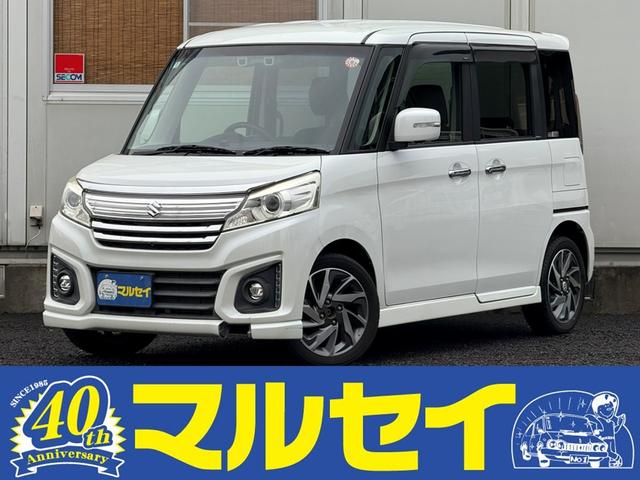 スペーシアカスタム ＸＳ　デュアルカメラブレーキサポート★全方位モニター付ナビ★両側パワスラ／ＨＩＤ／オートライト／ＬＥＤイルミ／ＬＥＤフォグ／純正アルミ／オートエアコン／オーバーヘッドコンソール／地デジ／ＣＤ／ＤＶＤ／ＥＴＣ（1枚目）