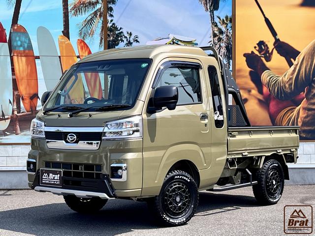 ダイハツ ハイゼットトラック ジャンボエクストラ　４ＷＤ　１．５インチリフトアップ　ＷＥＤＳ新品１４インチアルミ