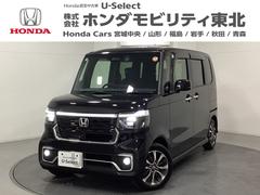 N-BOXカスタム ベースグレード 純正フルセグメモリーナビ、ホンダセンシング、サイドエアバック、LEDヘッドライト、片側パワースライドドア、中古スタッドレスタイヤ、純正前後ドラレコ、2.0ETC、純正アルミホイール、 当社デモカー 中古車画像