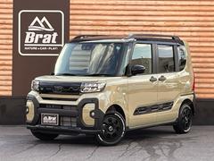 ダイハツ　タント　ファンクロスターボ　届出済未使用車　１インチリフトアップ　ロードマックス１５インチアルミホイール