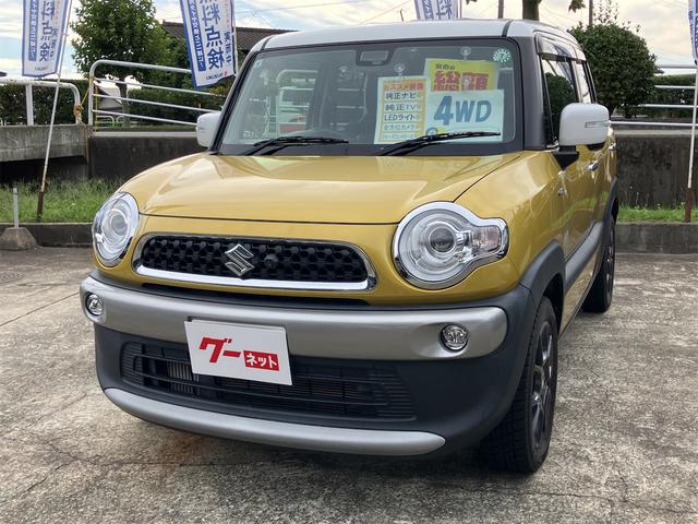 クロスビー ハイブリッドＭＺ　４ＷＤ　ドライブレコーダー　全周囲カメラ　クリアランスソナー　オートクルーズコントロール　レーンアシスト　衝突被害軽減システム　ナビ　ＴＶ　オートライト　ＬＥＤヘッドランプ　アルミホイール（1枚目）