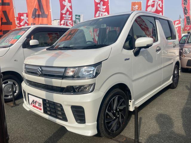 スズキ ワゴンＲ ハイブリッドＦＺ　リミテッド　４ＷＤ　衝突被害軽減ブレーキ　レーンアシスト　全周囲カメラ　純正１５ＡＷ　プッシュスタート　シートヒーター　ステリモ　オートライト　ＨＵＤ　ＬＥＤライト