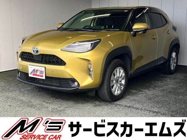 ヤリスクロス ハイブリッドＧ　４ＷＤ　前後ドラレコ　純正ディスプレイオーディオ　バックカメラ　ＥＴＣ　衝突被害軽減ブレーキ　クリアランスソナー　レーンアシスト　ＢＳＭ　ダウンヒルアシスト　クルコン　ＵＳＢ　ＢＴ接続　ＬＥＤライト（1枚目）