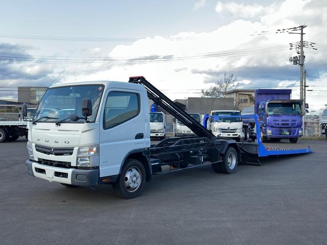 三菱ふそう キャンター 　タダノ　積載車　ワイドロング