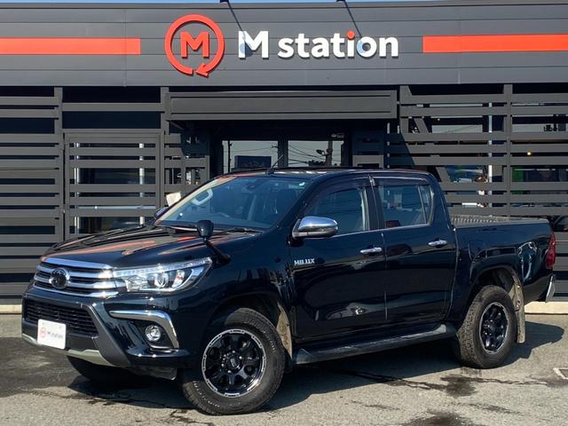 ハイラックス(トヨタ) Z プリクラッシュセーフティ レーンアシスト レーダークルーズコントロール 純正ナビ バックカメラ ETC LEDヘッドライト オートライト プッシュスタート 寒冷地仕様 マッドクロス17インチホイール 中古車画像