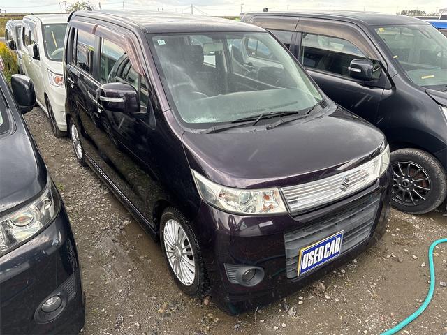 ワゴンRスティングレー(スズキ) T 《ターボ》《車検令和9年10月》純正フルエアロ14インチAW/プッシュスタート/スマートキー/オートエアコン/HIDオートライトフォグ/革巻きステアリング/ 中古車画像