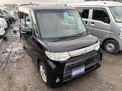 タント カスタムX 《後期モデル》純正フルエアロ14インチAW/ナビTVワンセグ/革巻きステアリング/スマートキー/オートエアコン/HIDオートライトフォグ/電動式格納ドアミラー/ 中古車画像