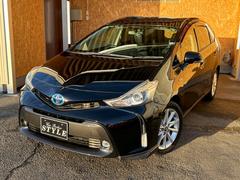 プリウスアルファ  後期モデル 純正8インチナビ バックカメラ クルーズコントロール パワーシート ハーフレザーシート 純正17インチAW ビルトインETC Bluetooth LEDヘッドライト LEDフォグランプ 中古車画像