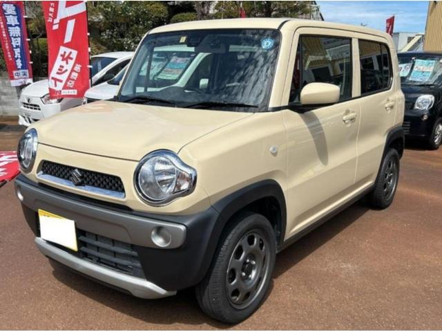 スズキ ハスラー Ｇターボ　４ＷＤ　アイドリングストップ　キーレスエントリー　スマートキー　盗難防止システム　衝突安全ボディ　衝突被害軽減システム　フルフラット　ベンチシート　シートヒーター