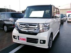 N-BOXカスタム G SSパッケージ メモリーナビTV バックカメラ ディスチャージヘッドライト フォグライト 両側パワースライドドア 純正14インチアルミホイル スマートキー 中古車画像