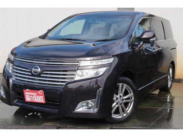 エルグランド（日産）２５０ハイウェイスター　８人乗り　４ＷＤ　社外ＨＤＤナビ　バックカメラ　社外フリップダウンモニター　Ｂｌｕｅｔｏｏｔｈ対応　ＥＴＣ　１年保証 中古車画像