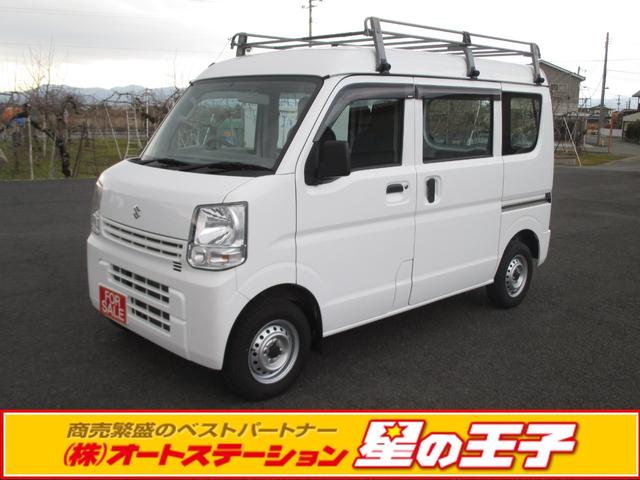 ＰＡ　ハイルーフ　ルーフキャリア付　オーバーヘッドシェルフ　エアコン　パワステ　運転席＆助手席エアバック　ＡＢＳ　２／４人