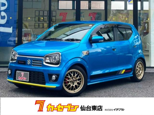 アルトワークス ベースグレード　４ＷＤ　１オーナー　純正ナビ　ＴＥＩＮ車高調　ＲＥＣＡＲＯシート　衝突軽減ブレーキ　　パドルシフト　レーンキープ　ＬＥＤライト　デジタルインナーミラー型ドラレコ　　バックカメラ　ＥＴＣ　社外ＡＷ（1枚目）