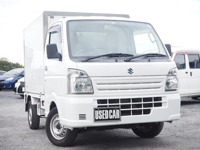 キャリイトラック 冷蔵冷凍車 車検整備付き 5MT 2WAYスタンバイ機能付き 外部電源用スタンバイケーブル 冷凍機-5度確認 マイナス5度〜プラス20度設定(1枚目)