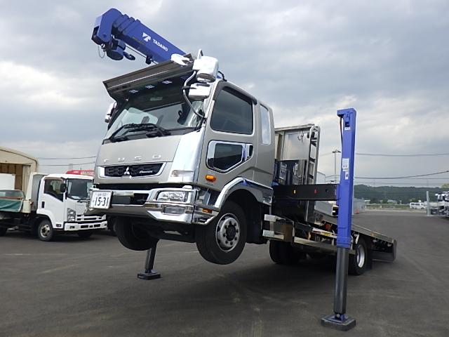 　Ｒ２年式　２７０ＰＳ　カスタム仕様増トンセルフタダノクレーン警報仕様（定格荷重指示装置付き）ラジコン付き走行時ブーム前方格納