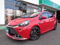 アクア G G’s 車検整備付 純正メモリーナビ地デジTV バックカメラスマートキ-Pスタート クルーズコントロール 横滑り防止 フルオ-トAC オ-トライト LEDライト ハ-フレザ-シ-ト 純正アルミ ETC 中古車画像