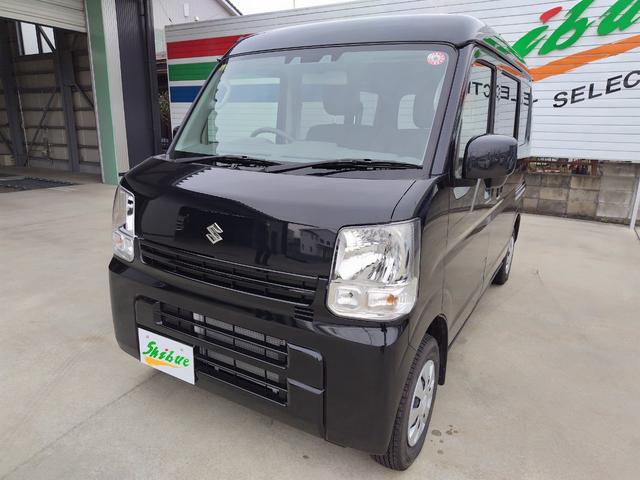 スズキ エブリイ ＰＣ　禁煙車　記録簿有り　パートタイム４ＷＤ