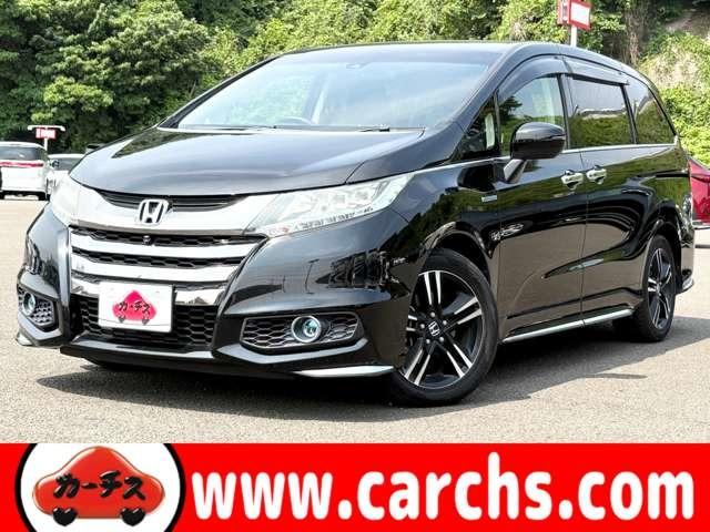 オデッセイハイブリッド(ホンダ) ハイブリッドアブソルート・ホンダセンシングＥＸパック　禁煙車／衝突被害軽減ブレーキ／アダブティブクルーズコントロール／両側電動スライドドア／パワーシート／ドライブレコーダー／ＥＴＣ／全周囲カメラ／フルセグナビ／Ｂｌｕｅｔｏｏｔｈ対応／ＬＥＤヘッドライト／ 中古車画像