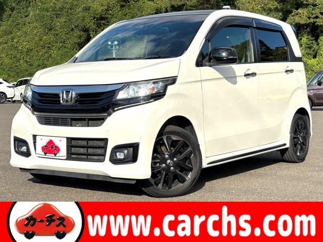 Ｎ−ＷＧＮカスタム(ホンダ) Ｇ　ターボＳＳ２トーンカラースタイルパッケージ　禁煙車！衝突被害軽減ブレーキ！クルーズコントロール！純正ナビ！Ｂカメラ！ＢＴ！フルセグＴＶ！ＥＴＣ！オートライト！ステアリングスイッチ！スマートキー＆プッシュスタート！横滑り防止装置！パドルシフト！ 中古車画像