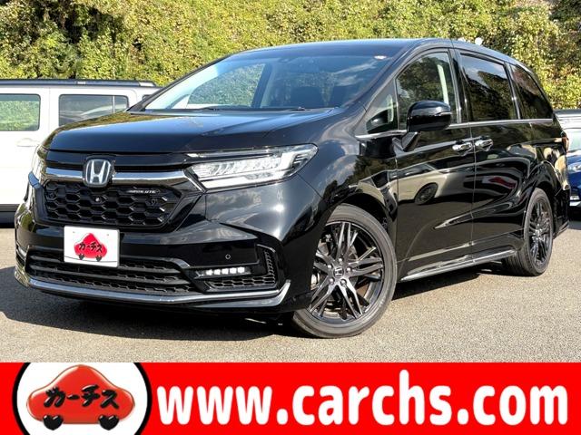 オデッセイハイブリッド(ホンダ) ｅ：ＨＥＶアブソルート・ＥＸ　ホンダセンシング！ブラインドスポットインフォメーション！ギャザーズナビ＆フルセグＴＶ＆ＤＶＤ＆ＢＴ！マルチビューカメラシステム！両側パワースライドドア！パワーバックドア！ＬＥＤヘッドライト 中古車画像
