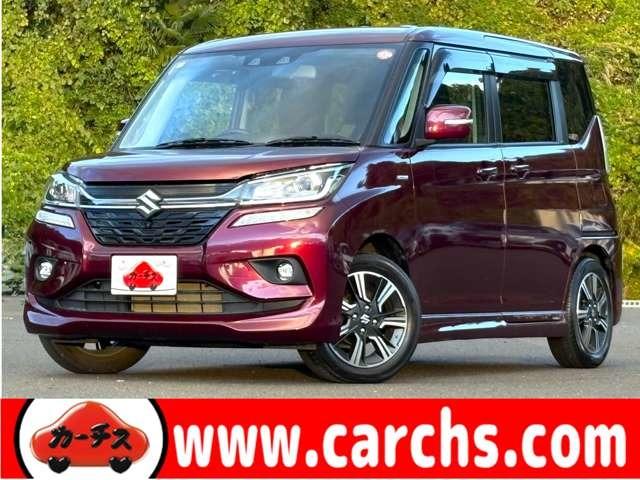 ソリオバンディット(スズキ) ハイブリッドＭＶ　全方位モニター！セーフティサポート！純正ナビ＆フルセグＴＶ＆ＤＶＤ＆ＢＴ！ＬＥＤヘッドライト！オートライト！前席シートヒーター！パワースライドドア！アイドリングストップ！ 中古車画像