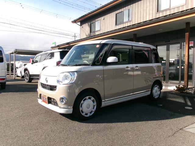ムーヴキャンバス(ダイハツ) Ｇメイクアップリミテッド　ＳＡＩＩＩ　４ＷＤ☆メモリーナビフルセグＴＶ☆パノラマモニター☆Ｂｌｕｅｔｏｏｔｈ☆ＬＥＤヘッド＆フォグランプ☆オート電動格納ドアミラー☆オートエアコン☆オートヘッドライト☆両側パワースライドドア☆ワンオーナー☆ 中古車画像