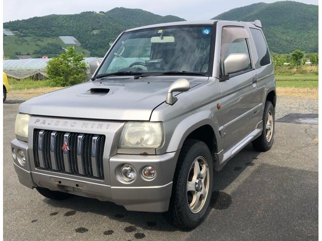 三菱 パジェロミニ デューク　４ＷＤ　ナビ　電動格納ミラー　ＡＴ　カセット　アルミホイール　衝突安全ボディ　エアコン　パワーステアリング　パワーウィンドウ