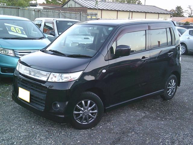 ワゴンRスティングレー(スズキ) X スマートキー プッシュスタート オートエアコン CD フォグランプ AW Wエアバック 電格ミラー 中古車画像