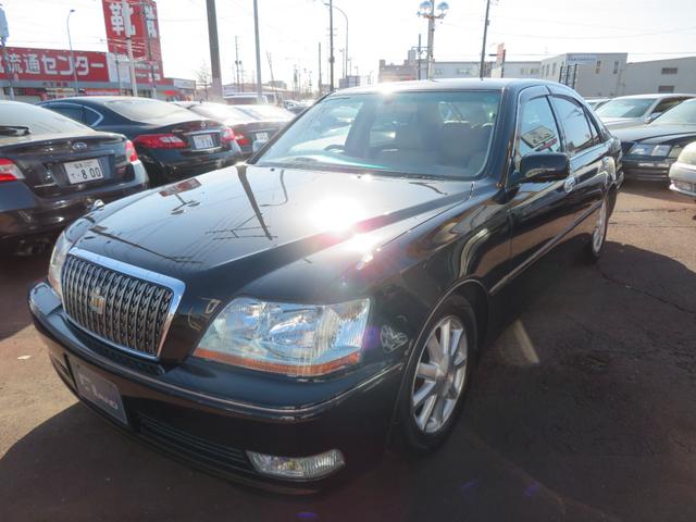 ワンオーナー車希少純正ブラックワントーンＶ８エンジン 本革ロ―フォルムエアサスコントローラークルーズコントロールキセノンＥＴＣ