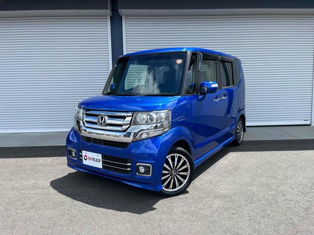 Ｇ・ターボＬパッケージ　衝突軽減ブレーキ（ＣＴＢＡ）ナビ　ＴＶ　Ｂカメラ　Ｂｌｕｅｔｏｏｔｈ　両側パワースライドドア　ＨＩＤオートライト　ターボ　ハーフレザーシート　ステアリングスイッチ　プッシュスタート　キーフリー