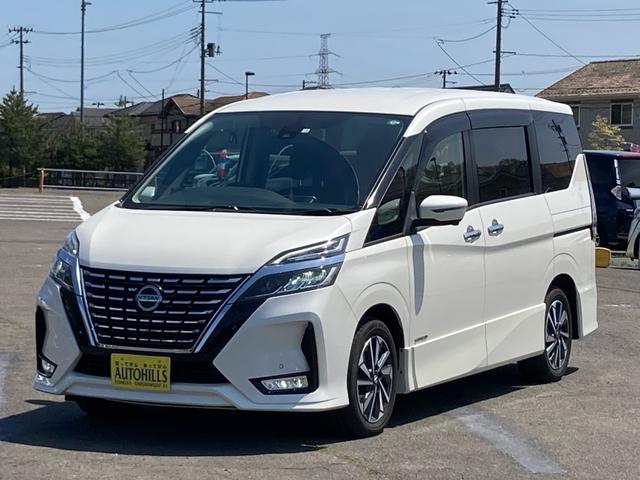 日産 セレナ ハイウェイスターＶ　プロパイロット　レーダーブレーキ　９インチフルセグナビ　全方位モニター　パーキングアシスト　両側電動スライドドア　スマートキー　プッシュスタート