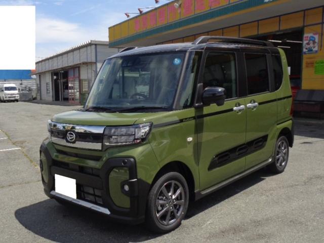 タント ファンクロス　４ＷＤ　両側パワースライドドア　届出済未使用車　電動パーキング　シートヒーター　キーレスエントリー　スマートキー　レーンアシスト　クリアランスソナー（1枚目）