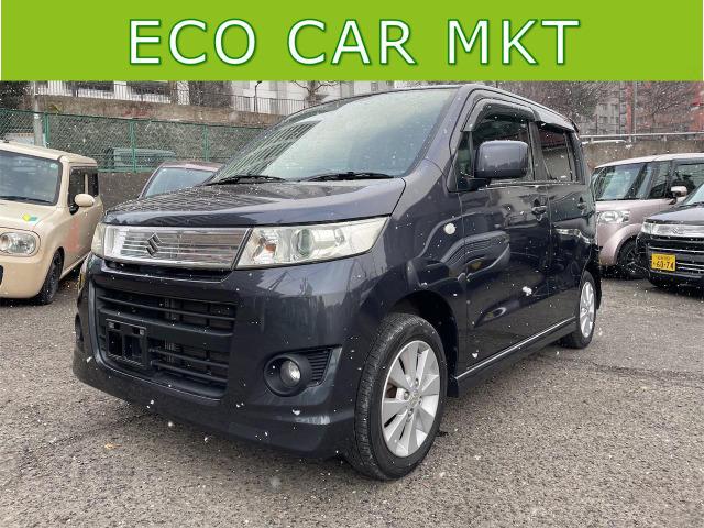 ワゴンＲスティングレー(スズキ) Ｘ　ナビ　ＴＶ　スタッドレスタイヤ付き　電動格納ミラー　シートヒーター　ベンチシート　ＣＶＴ　盗難防止システム　ＡＢＳ　ＣＤ　ＵＳＢ　　アルミホイール　衝突安全ボディ　エアコン 中古車画像