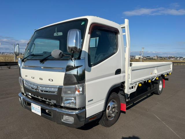 平成２６年　キャンター　ワイドロング　平ボディー 車両総重量５ｔ未満　準中型免許可　ＡＴ限定可