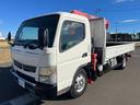 三菱ふそう キャンター 　平成２８年式　平ボディー　４段クレーン...