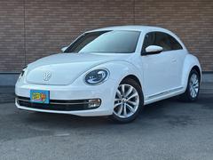 ザ・ビートル デザインレザーパッケージ 保証付 禁煙車 ターボ車 黒革シート 純正ナビ フルセグ Bモニター Bluetooth シートヒーター HID コーナーセンサー キーレス パドルシフト 純正17AW 中古車画像