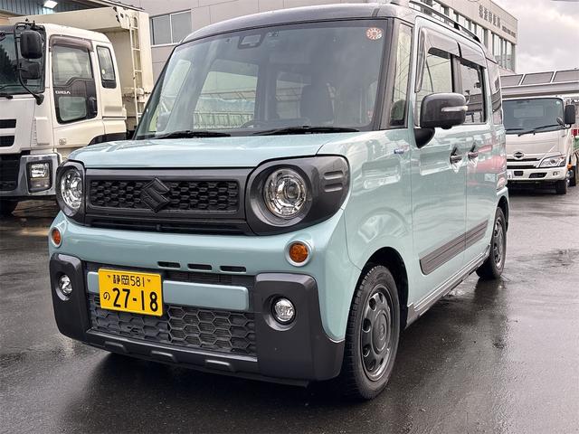 スペーシアギア(スズキ) ハイブリッドＸＺ　ターボ　ドライブレコーダー　ＥＴＣ　全周囲カメラ　両側スライドドア　ナビ　ＴＶ　クリアランスソナー　オートクルーズコントロール　衝突被害軽減システム　オートライト　ＬＥＤヘッドランプ　ヘッドライトウォッシャー 中古車画像