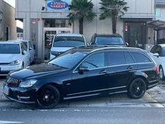 Cクラスステーションワゴン C200ブルーエフィシェンシーワゴンアバンG 右ハンドル ディーラー車 ナビTV バックカメラ Bluetooth ETC アルミホイール 禁煙車 ハーフレザーシート パワーシート 中古車画像