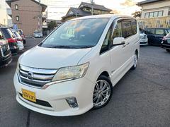 セレナ　ハイウェイスターＧ　Ｓ－ハイブリッド　ＥＴＣ　バックカメラ　ＴＶ　オートクルーズコントロール　両側電動スライドドア　スマートキー　電動格納ミラー　後席モニター　３列シート　ＣＶＴ　アルミホイール　ミュージックプレイヤー接続可（日産）