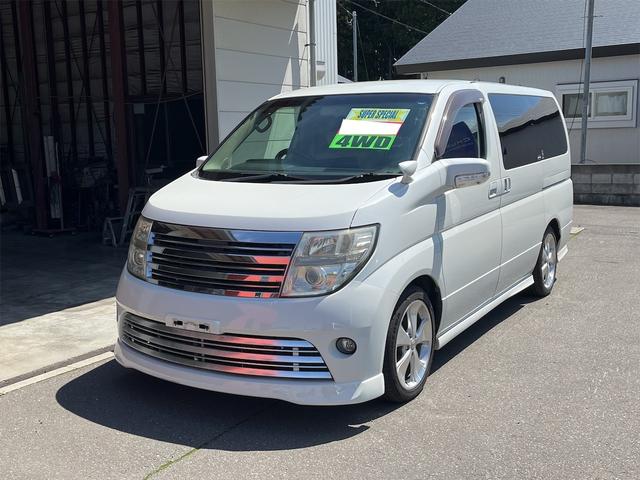日産 エルグランド ライダー ４ｗｄ ｅｔｃ バックカメラ サイドカメラの中古車 グーネット中古車