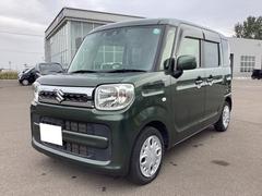 スペーシア ハイブリッドX フルタイム4WD デュアルセンサーブレーキS 両側パワードア コーナーセンサ スマートエントリー シ-トヒ-タ- 電格ドアミラー  ETC車載器 ブルートゥース i-stop フリーキー 安全ボディ 中古車画像