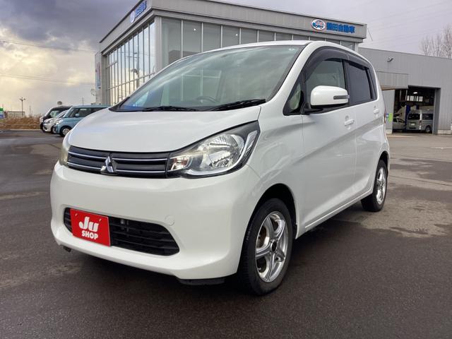 ｅＫワゴン(三菱) Ｇ　４ＷＤ　アイドリングＳＴＯＰ　Ｂモニター　寒冷地仕様　パワーウィンド　キーレスエントリー　オートエアコン　イモビライザー　ベンチシート　電動格納ミラー　ＰＳ　ＡＢＳ　衝突安全ボディ　シ−トヒ−タ− 中古車画像