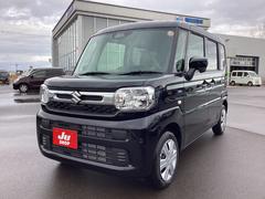 スペーシア ハイブリッドG 4WD アイドリングS キーレススタートシステム オートLED パーキングセンサー 横滑防止 電動格納ミラー Wエアバッグ スマートキー オートエアコン パワーステアリング パワーウィンドウ ABS 中古車画像