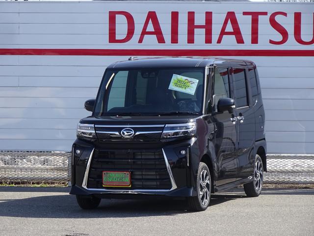 タント(ダイハツ) カスタムＸ　４ＷＤ　届出済未使用車　純正９ｉｎディスプレイオーディオ　純正マット・純正バイザー・スタッドレス・社外アルミホイール付　ＬＥＤヘッドライト　両側パワースライドドア 中古車画像