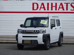 タフト Gターボ ダーククロムベンチャー 4WD 届出済未使用車 純正9inディスプレイオーディオ フルセグTV バックモニター LEDヘッドライト クルーズコントロール 純正マット・純正バイザー・スタッドレス・純正スチールホイール付 中古車画像