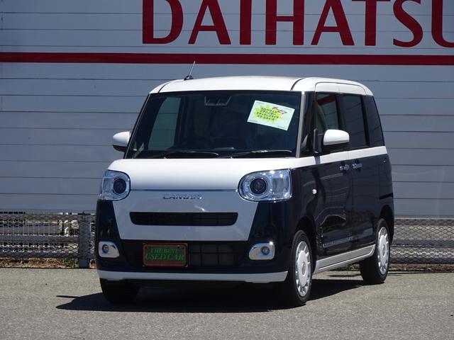 ムーヴキャンバス(ダイハツ) ストライプスＧ　４ＷＤ　届出済未使用車　純正９ｉｎディスプレイオーディオ　純正マット・純正バイザー・スタッドレス・純正スチールホイール付　バックモニター　ＬＥＤヘッドライト　シートヒーター　両側パワースライドドア 中古車画像