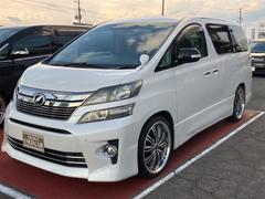 ヴェルファイア 2.4Z プラチナムセレクション 4WD ETC バックカメラ ナビ クリアランスソナー 両側電動スライドドア オートライト HID 電動リアゲート スマートキー 電動格納ミラー 3列シート CVT アルミホイール Bluetooth 中古車画像