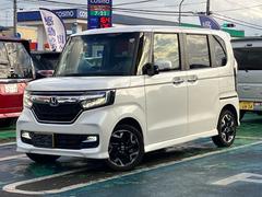 N-BOXカスタム G・Lターボホンダセンシング 4WD 9インチナビ バックカメラ 純正スターター ETC2.0 ハーフレザーシート 両側電動スライドドア パドルシフト クルーズコントロール LEDヘッドライト/フォグ シーケンシャルウィンカー 中古車画像