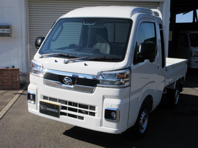 ハイゼットトラック(ダイハツ) ジャンボエクストラ　４ＷＤ　ＣＶＴ　衝突被害軽減システム　クリアランスソナー　スマートキー　アイドリングストップ　電動格納ミラー　オートライト　ＥＳＣ　エアコン　パワーウィンドウ 中古車画像